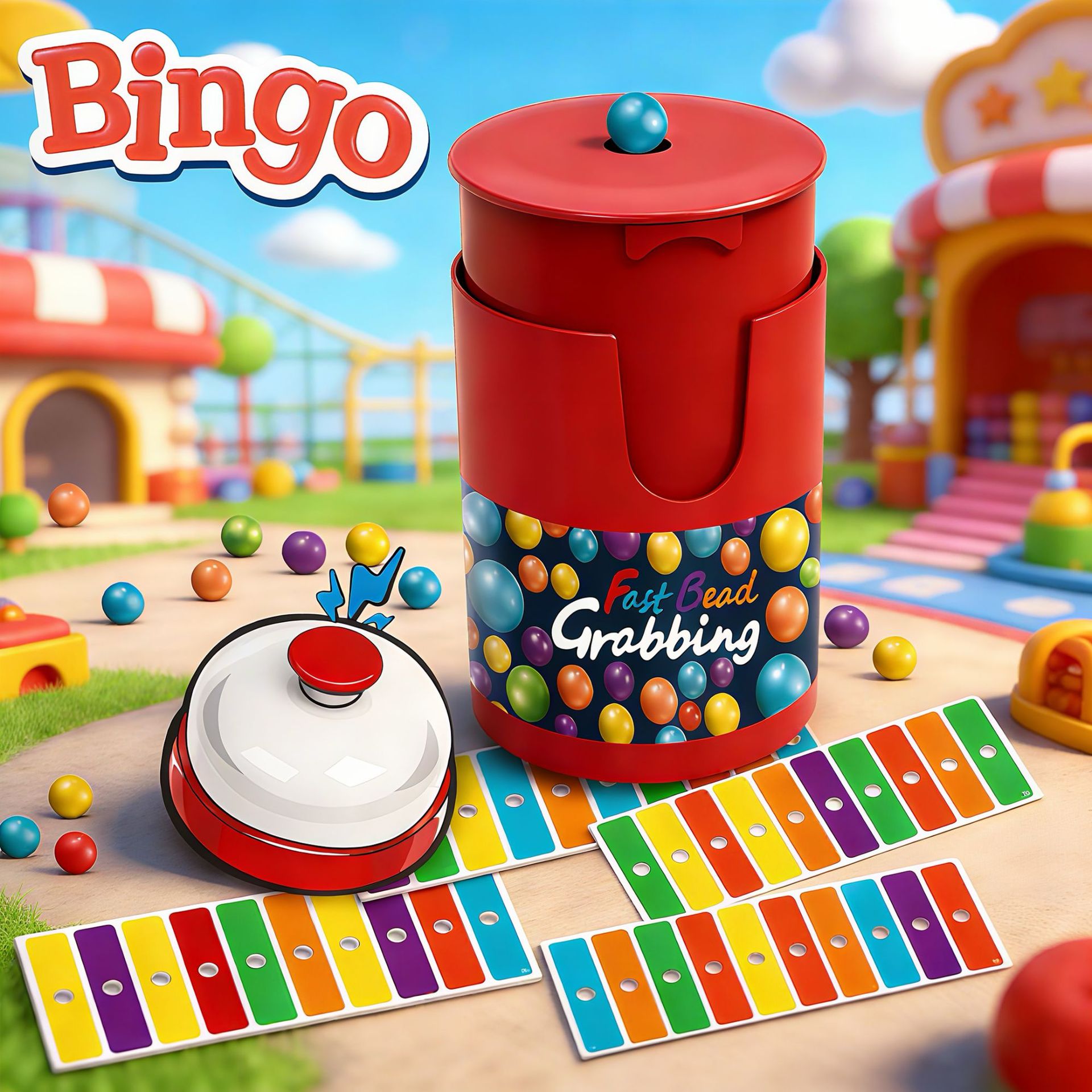 Strategy Board Game - Fast Bead Grabbing Board Game Funny