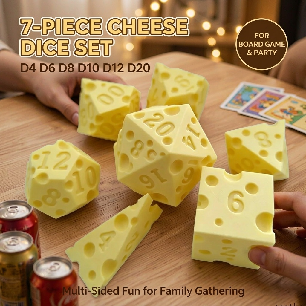 Creative Irregular Cheese Shap - Board Game Live recension och pris