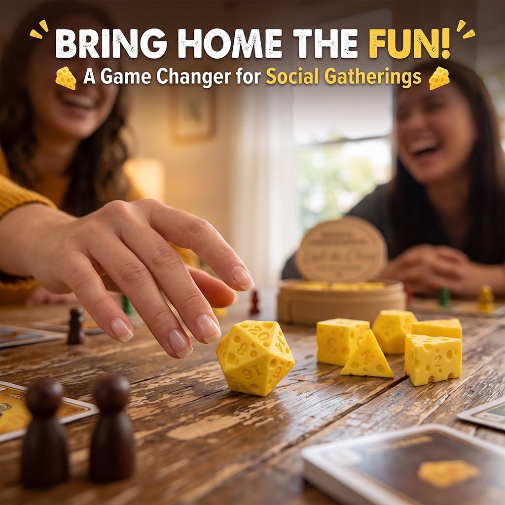 Creative Irregular Cheese Shap - Board Game Live recension och pris
