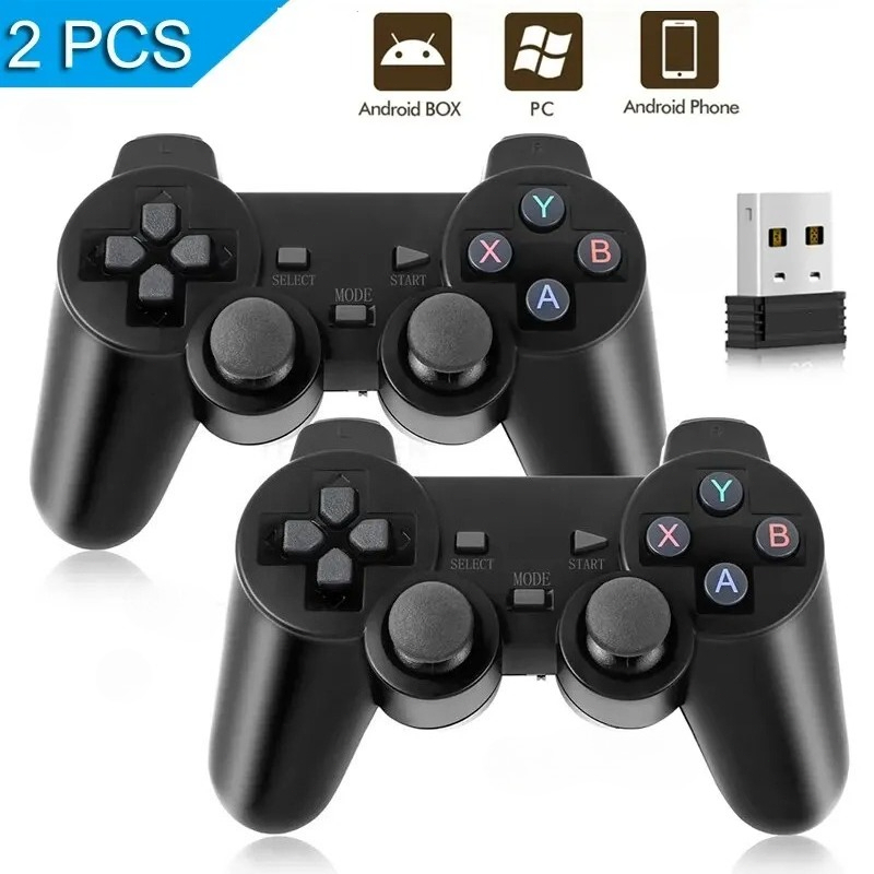 1PC/2PCS 2.4GHz Wireless Gamep - Board Game Android recension och pris